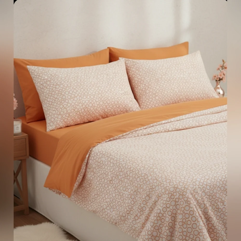 🧡 IKEA TRÄDASTER Queen Duvet Cover & Pillowcase Set – NWT 🧡